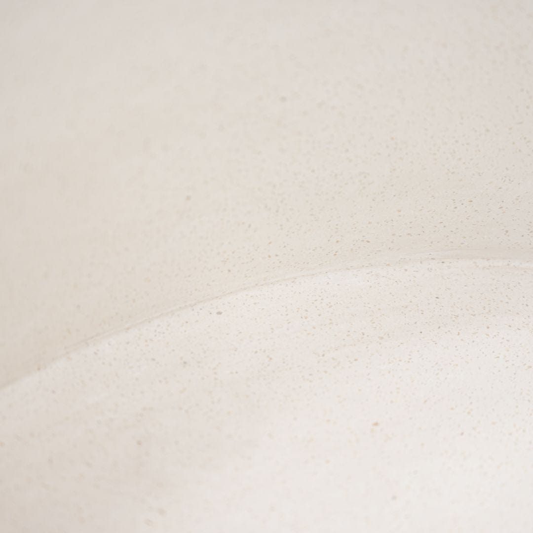 Lavabo en terrazzo Luna | Ivoire