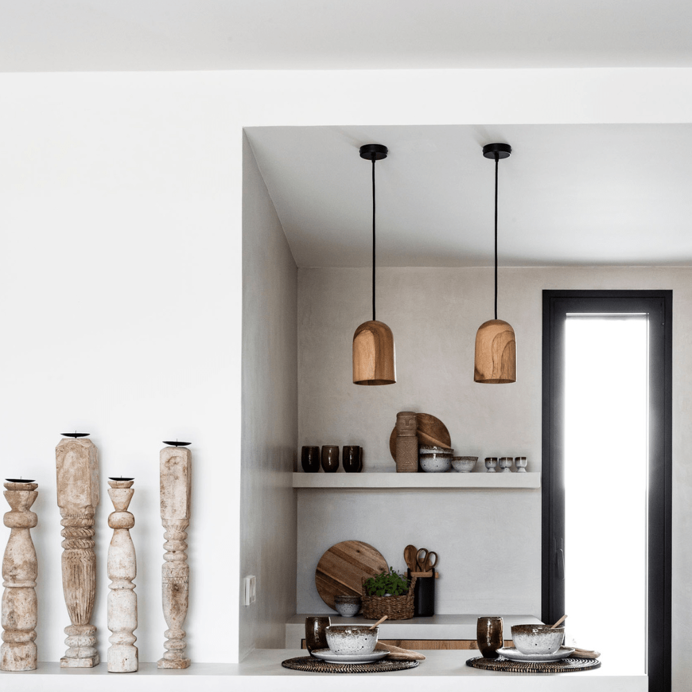 Câble suspendu textile | Noir 1m