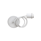 Câble suspendu textile | Blanc 1m