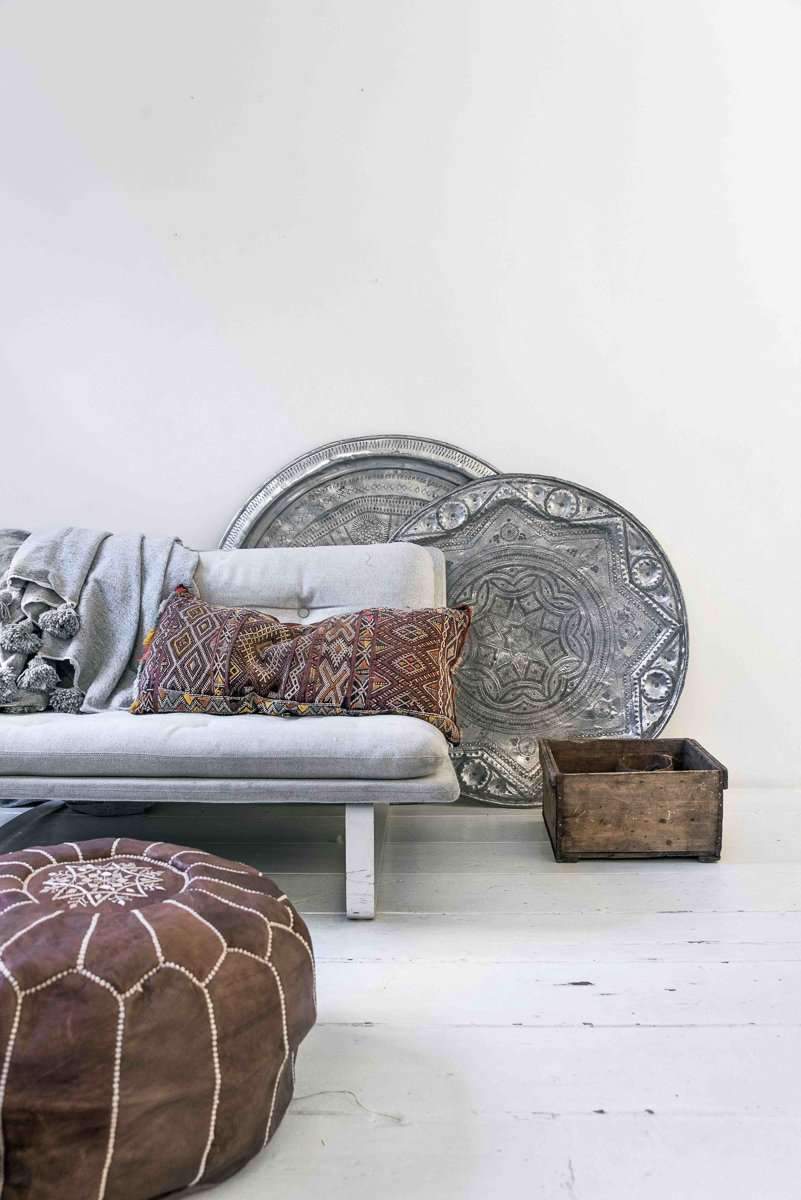 Couverture PomPom | Gris clair | 300x200cm