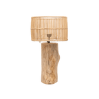 Lampe de table en bois | Naturel