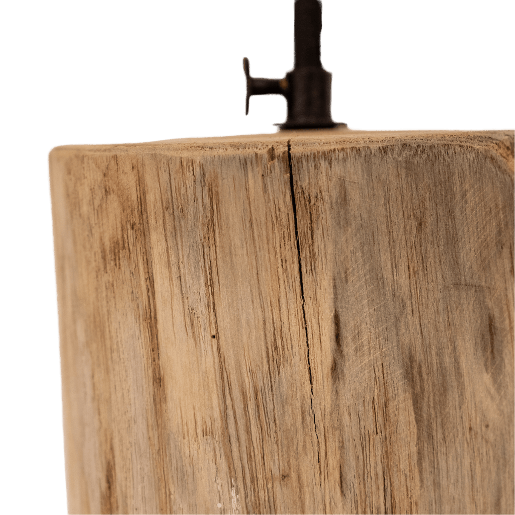Lampe de table en bois | Naturel