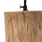 Lampe de table en bois | Naturel