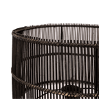 Lampe de table en bois | Noire