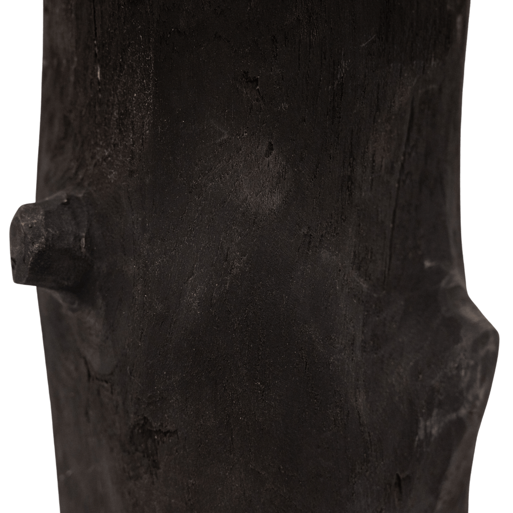 Lampe de table en bois | Noire