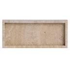 Plateau rectangulaire en travertin | 30x13x3cm