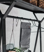 Porte-vêtements Tulum | Noir 100x40x185cm