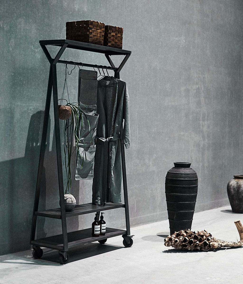 Porte-vêtements Tulum | Noir 100x40x185cm