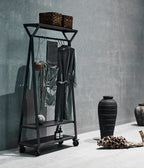 Porte-vêtements Tulum | Noir 100x40x185cm