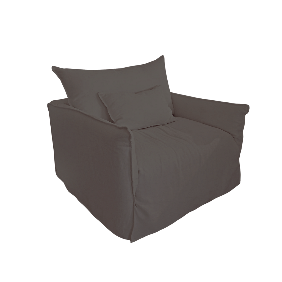 Canapé simple en lin Tulum