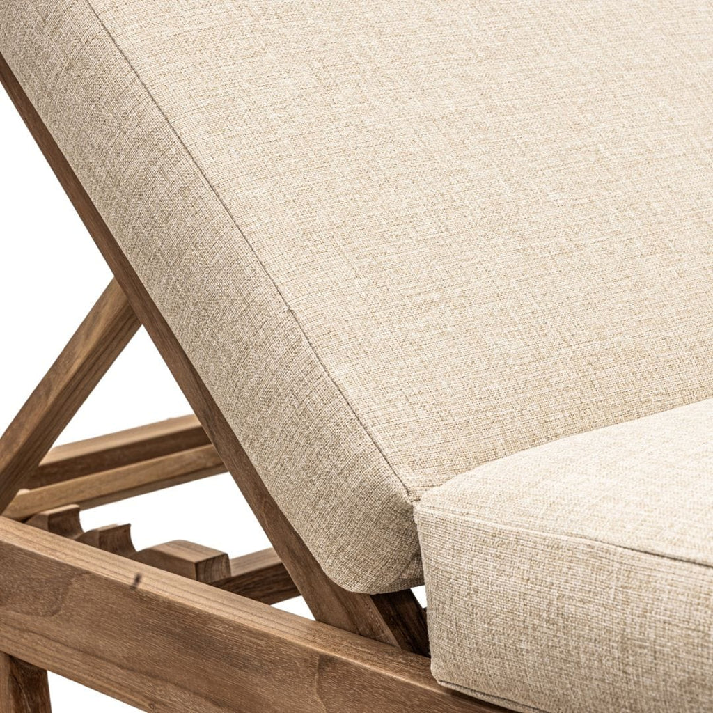 Transat en teck Tulum | Sable