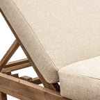 Transat en teck Tulum | Sable