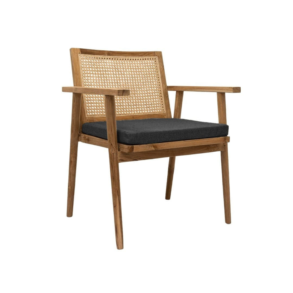 Chaise de salle à manger Ubud, noire