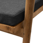 Chaise de salle à manger Ubud, noire