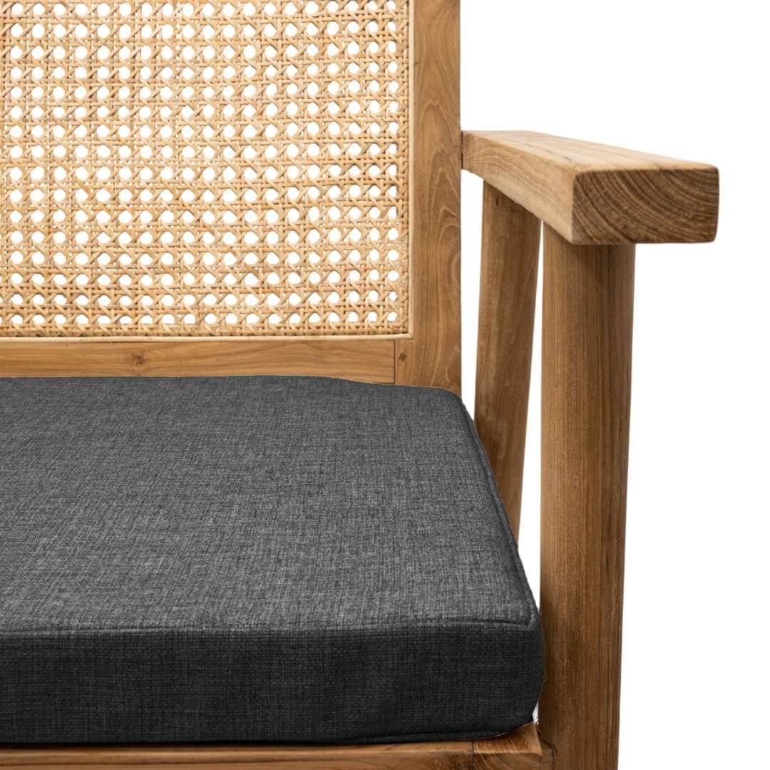 Chaise de salle à manger Ubud, noire