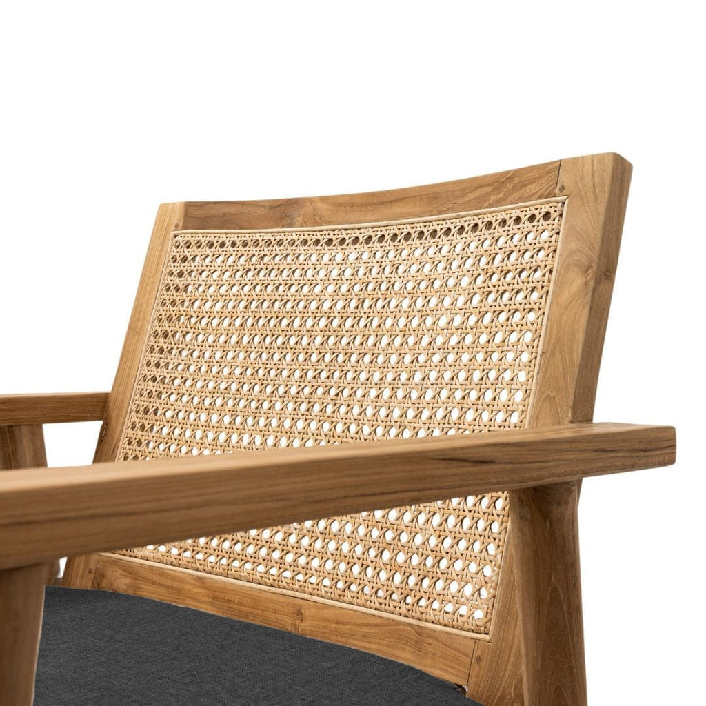 Chaise de salle à manger Ubud, noire