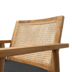 Chaise de salle à manger Ubud, noire