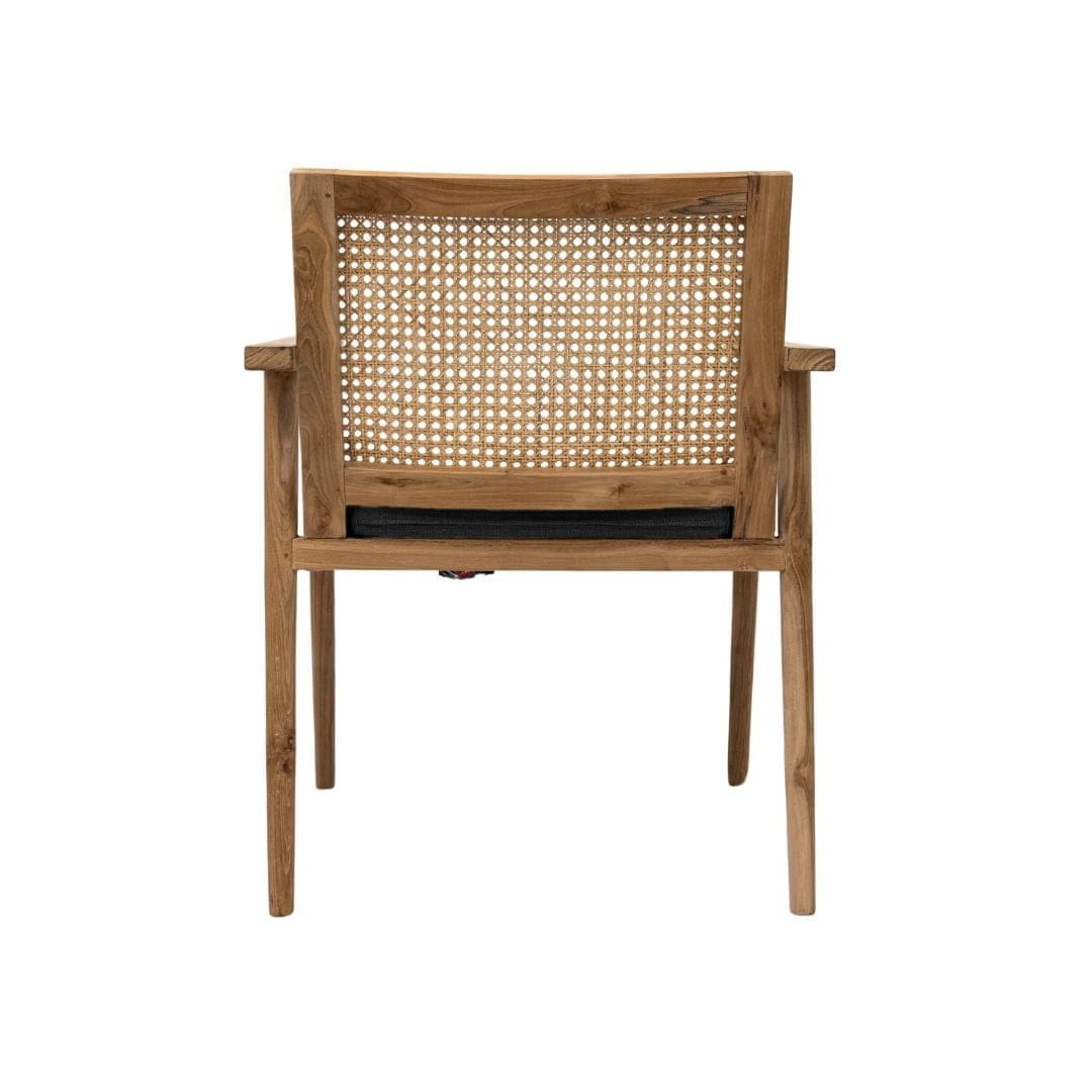 Chaise de salle à manger Ubud, noire