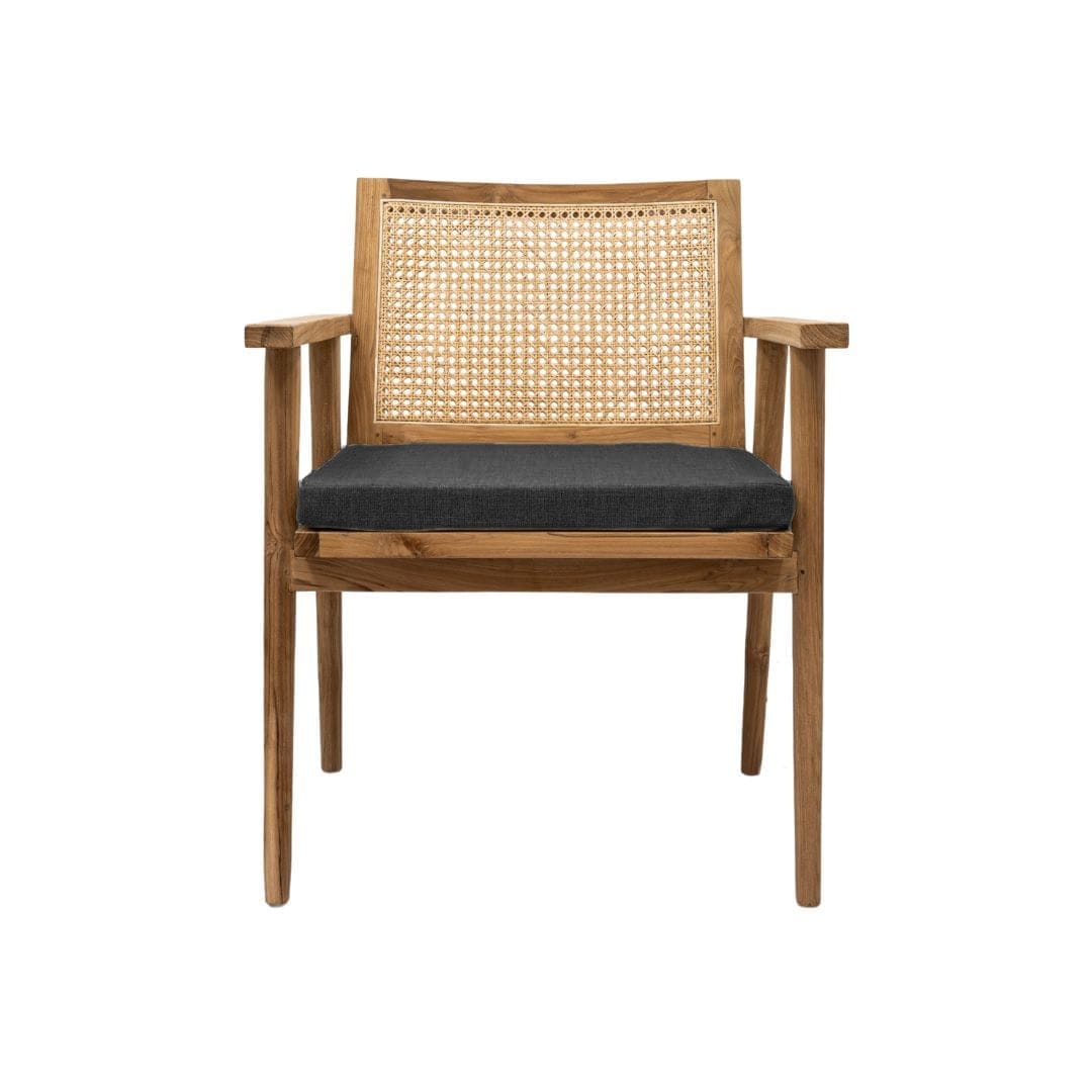 Chaise de salle à manger Ubud, noire