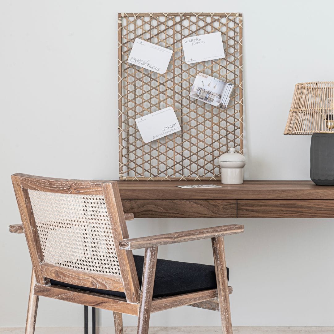 Chaise de salle à manger Ubud, noire