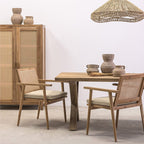 Chaise de salle à manger Ubud, couleur sable