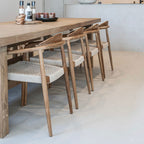 Chaise de salle à manger d'extérieur Ventura | Sable