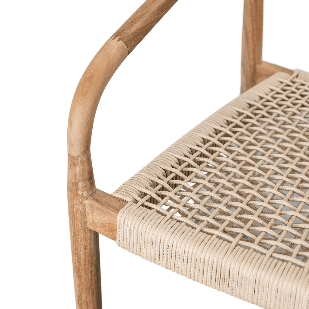 Chaise de salle à manger d'extérieur Ventura | Sable