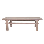 Table basse en bois d'orme vintage