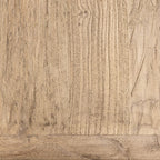 Table console en bois d'orme vintage