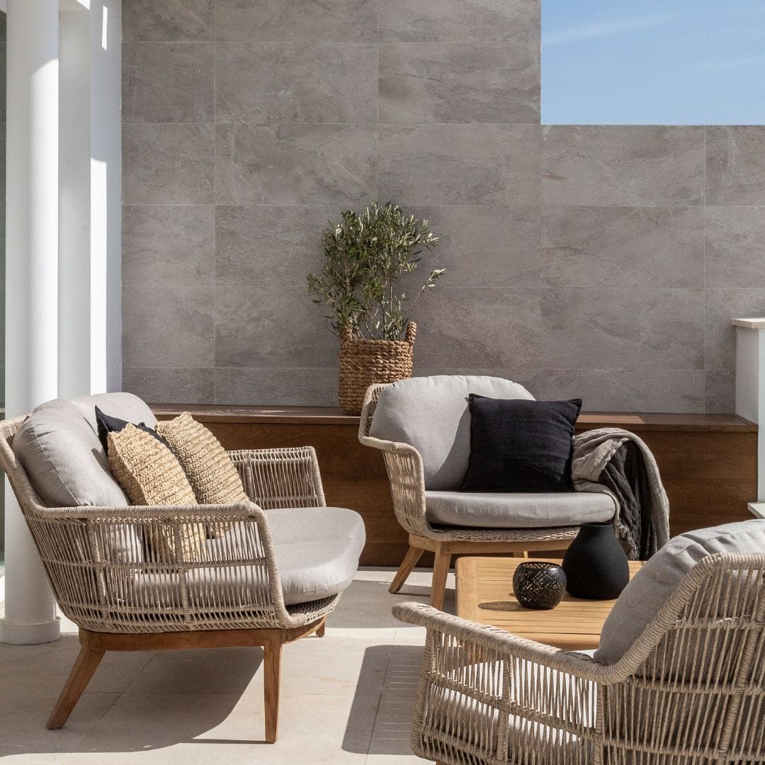 Panier en jonc d'eau | 40x38cm