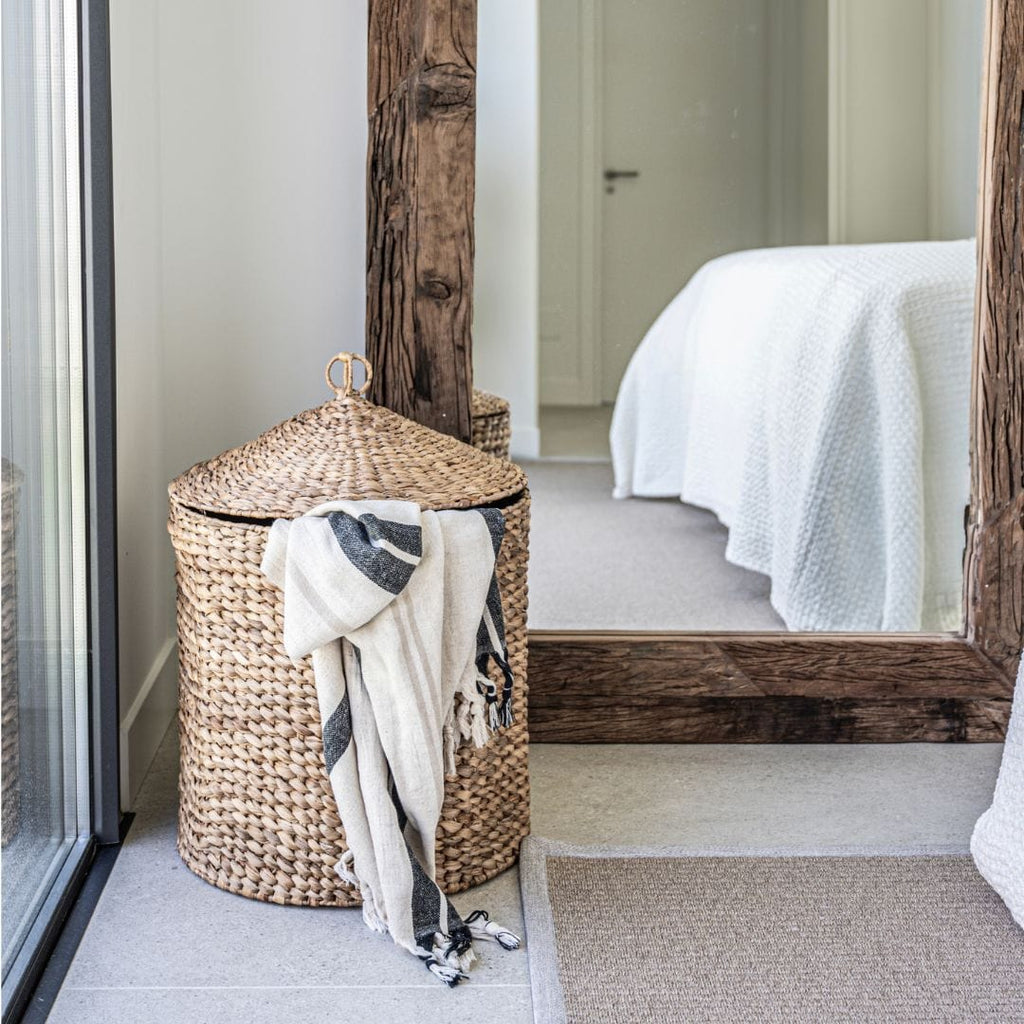 Panier en jonc d'eau | 40x40cm