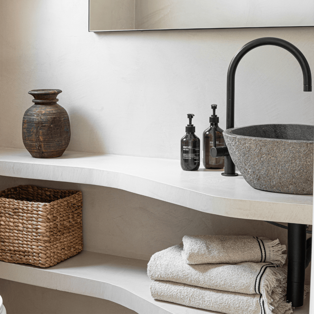 Panier en jonc d'eau