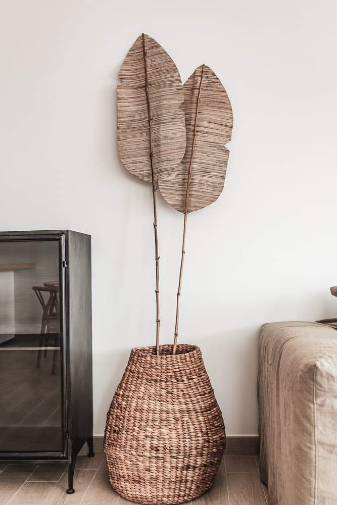 Pot en jonc d'eau | 68cm