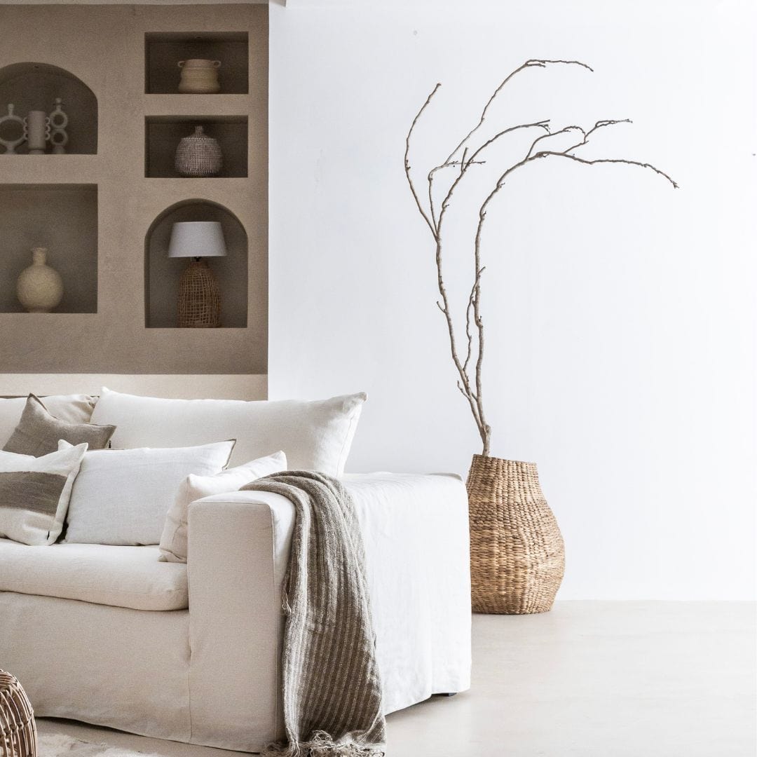 Pot en jonc d'eau | 68cm