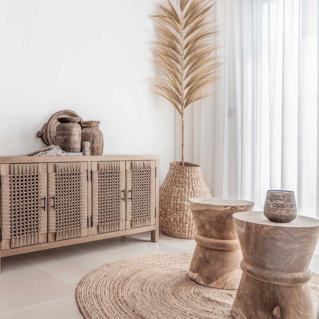 Pot en jonc d'eau | 68cm