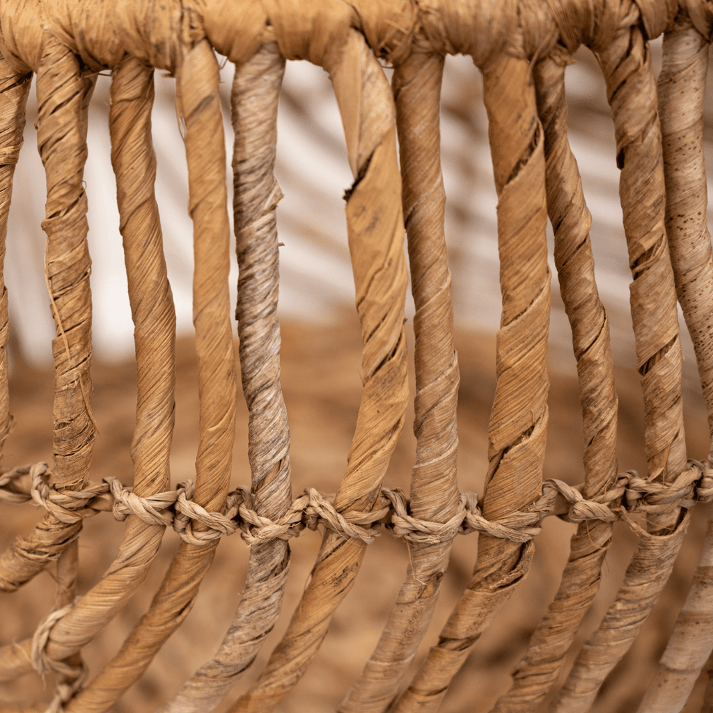 Panier rond en jonc d'eau | M