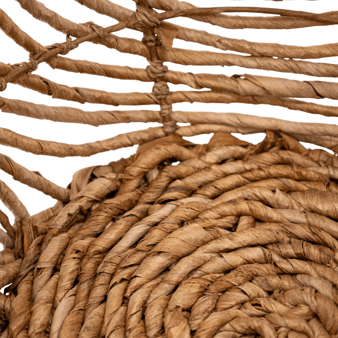 Panier rond en jonc d'eau | M