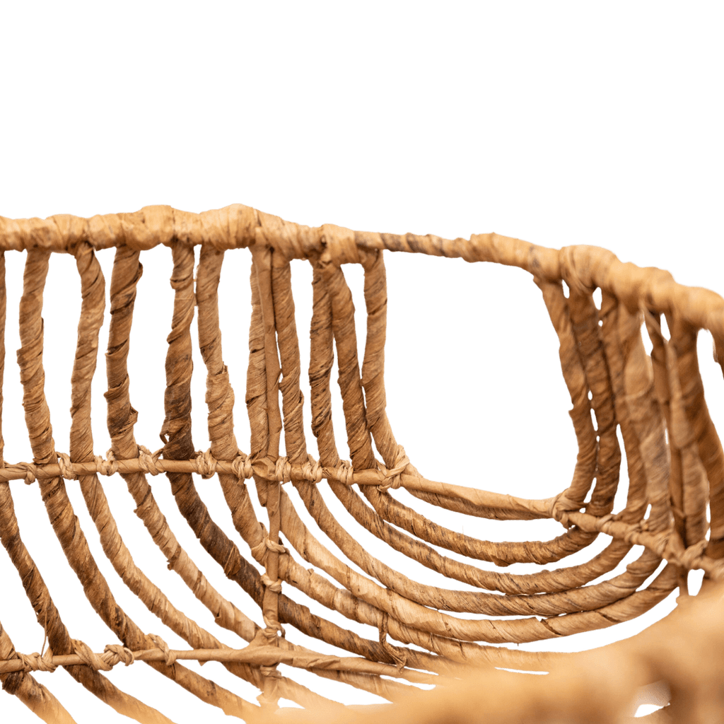 Panier rond en jonc d'eau | S