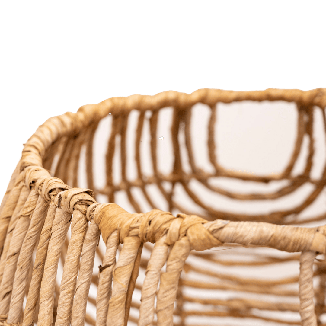 Panier rond en jonc d'eau | S