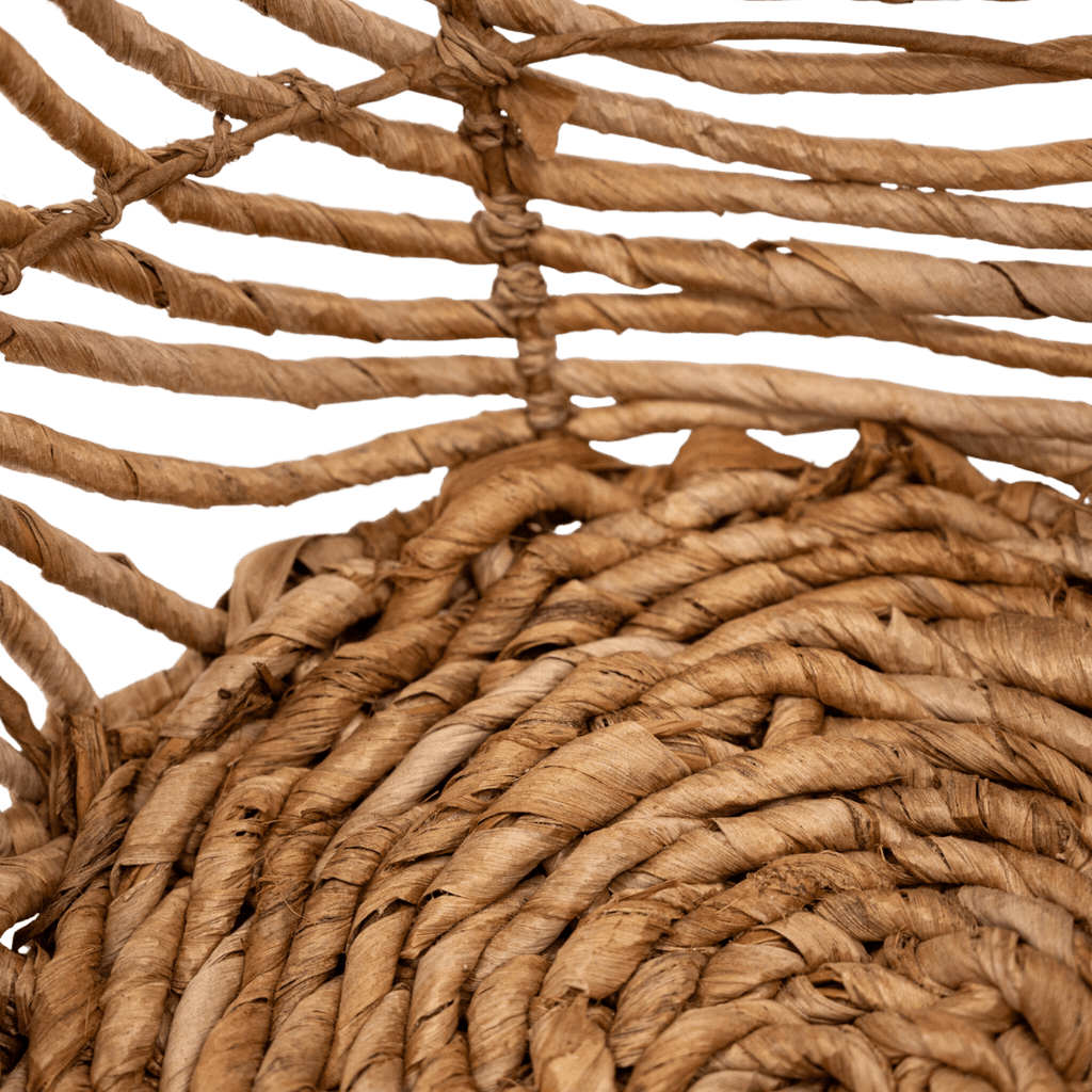 Panier rond en jonc d'eau | S