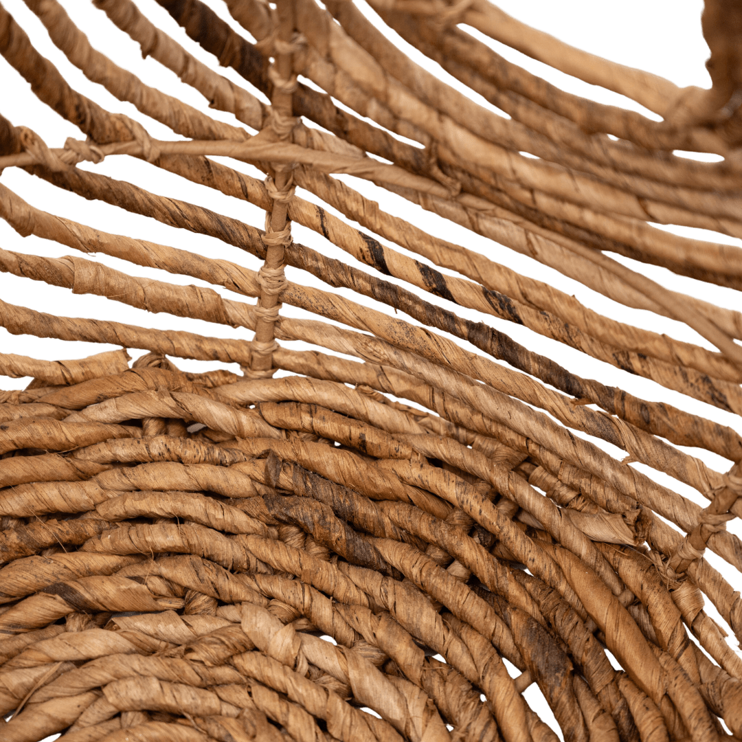 Panier rond en jonc d'eau | S