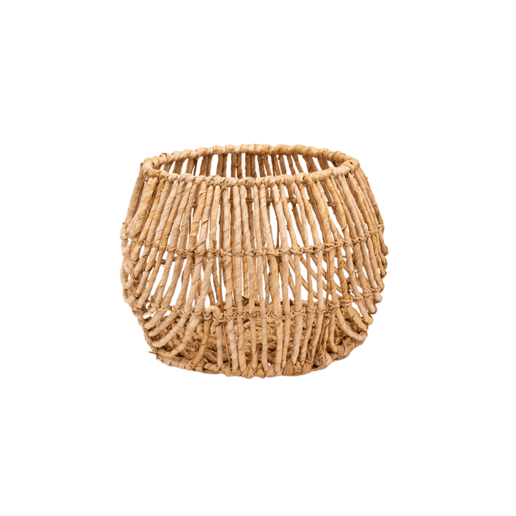 Panier rond en jonc d'eau | S