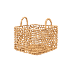 Panier carré en jonc d'eau | L