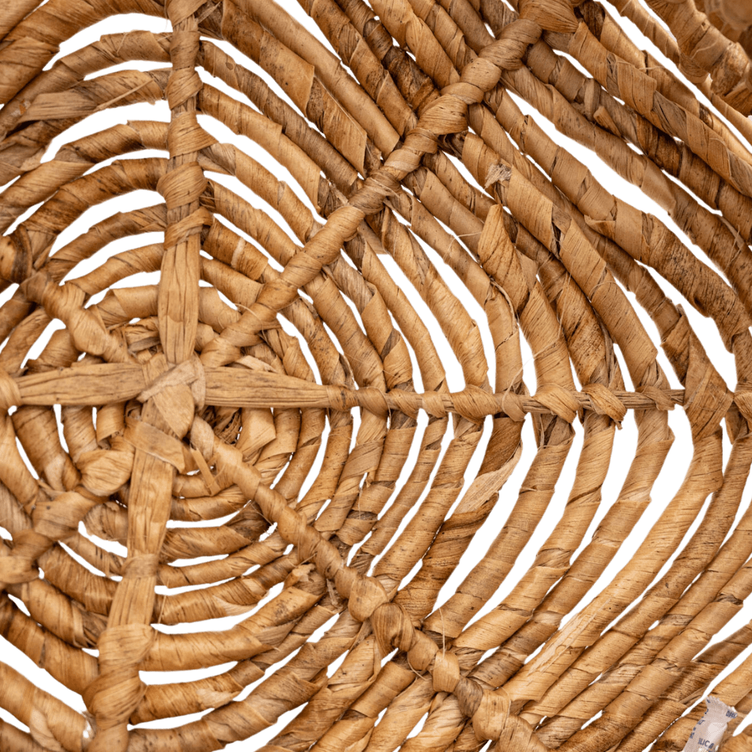 Panier carré en jonc d'eau | L