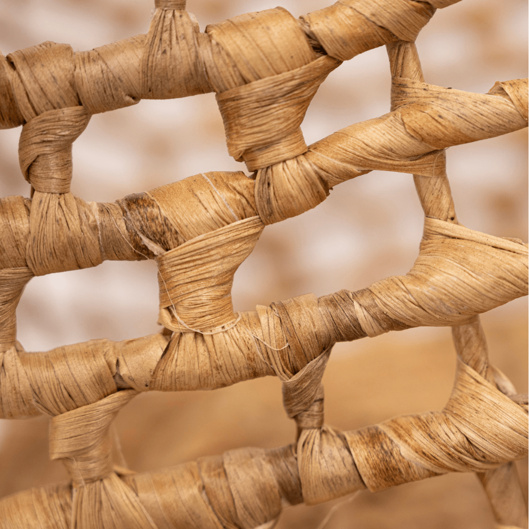 Panier carré en jonc d'eau | L