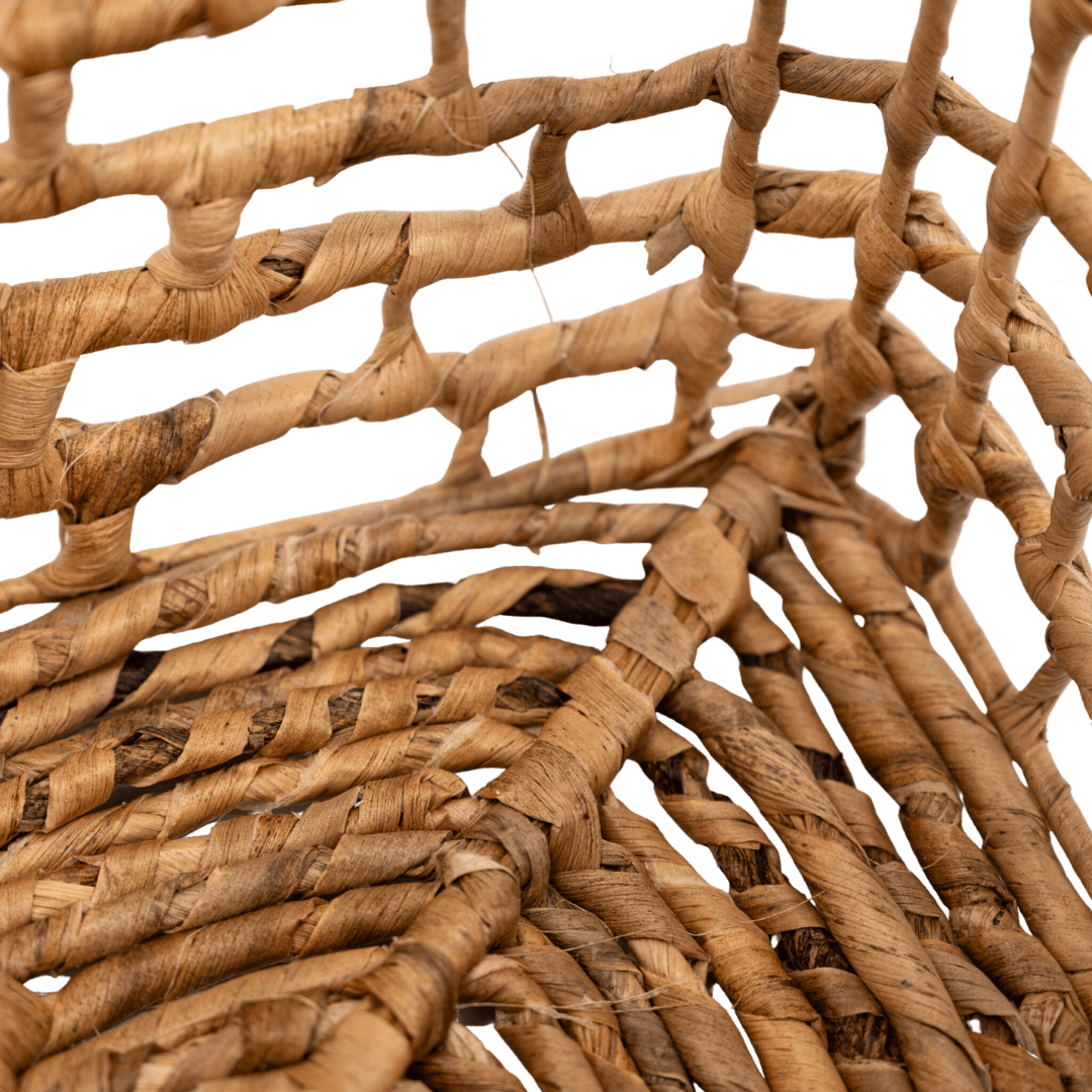 Panier carré en jonc d'eau | M