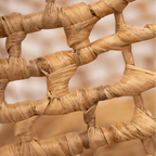 Panier carré en jonc d'eau | S