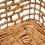 Panier carré en jonc d'eau | S