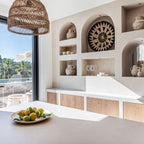 Lampe suspendue en osier | Naturel 36cm