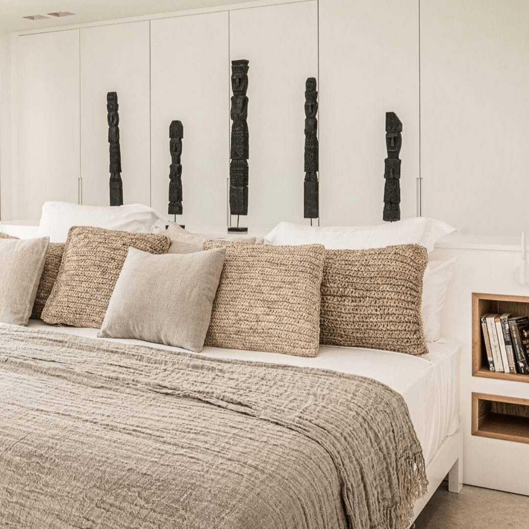 Statue en bois de Sumba | Noire 51-70 cm